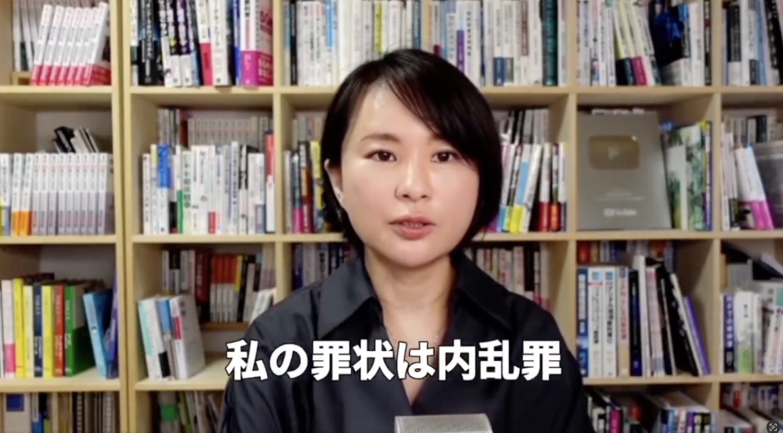 深田萌絵氏「事態は思ったより悪いです。私の罪状は内乱罪です、内乱を起こしている、そして共謀罪ですね、外国人と共謀して内乱を起こそうとしているという罪です。そして私が萩生田光一さんの選挙を妨害しているという選挙妨害です。元警察官の方から警告を受けました」